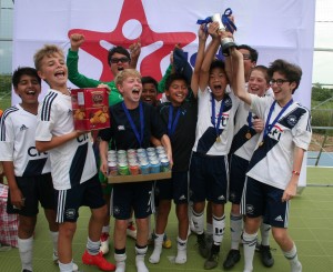 Hong Kong Football Club wins the trophy in Cambodia