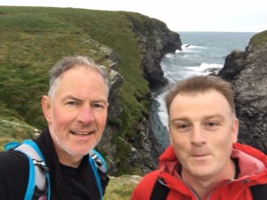 South West Coast Path - day 12 Trevone to Newquay selfie