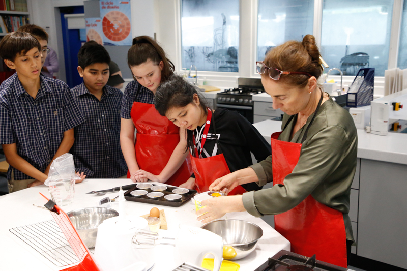 Cambodian students learn valuable soft skills like cooking