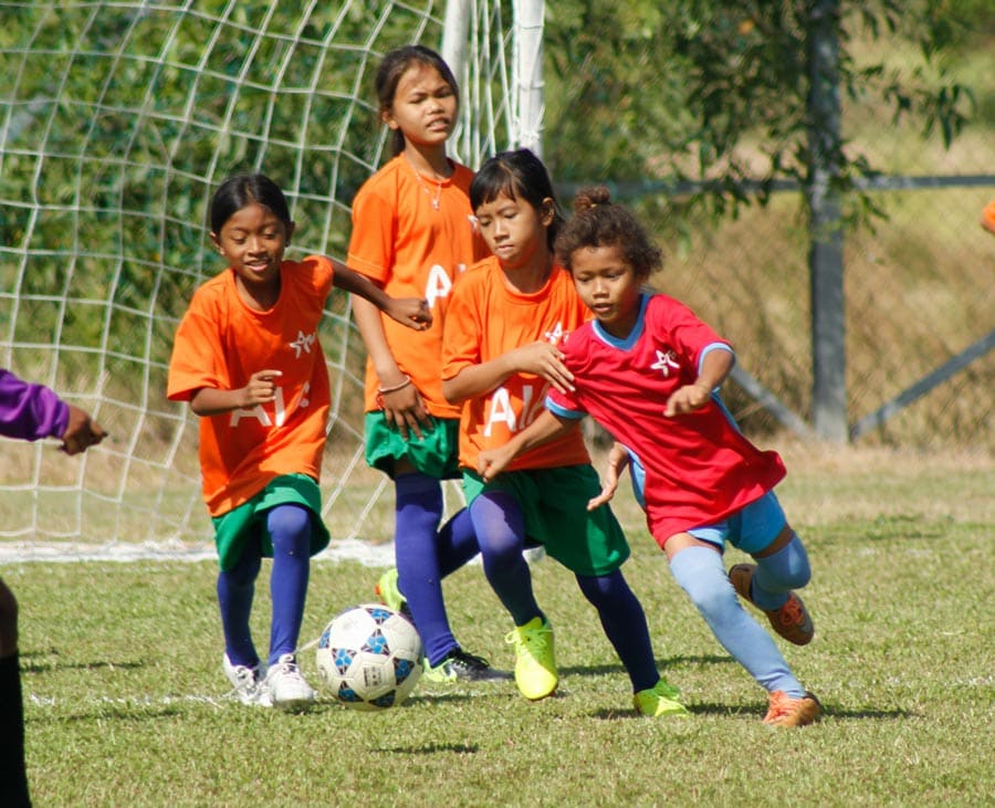 Grassroots Football: AIA Cambodia-ISF Youth League (Girls Play)